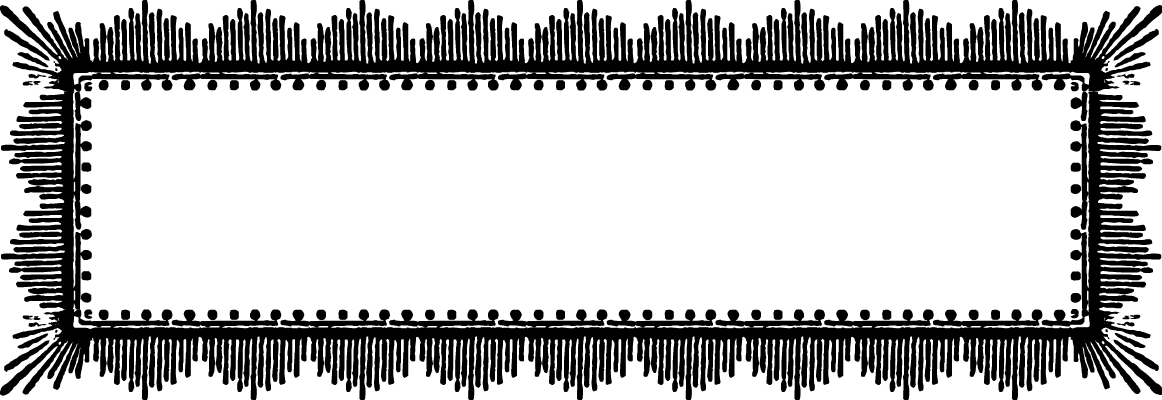 An intricate border for book work and fine printing. Works well in combination with Brass Rule borders.